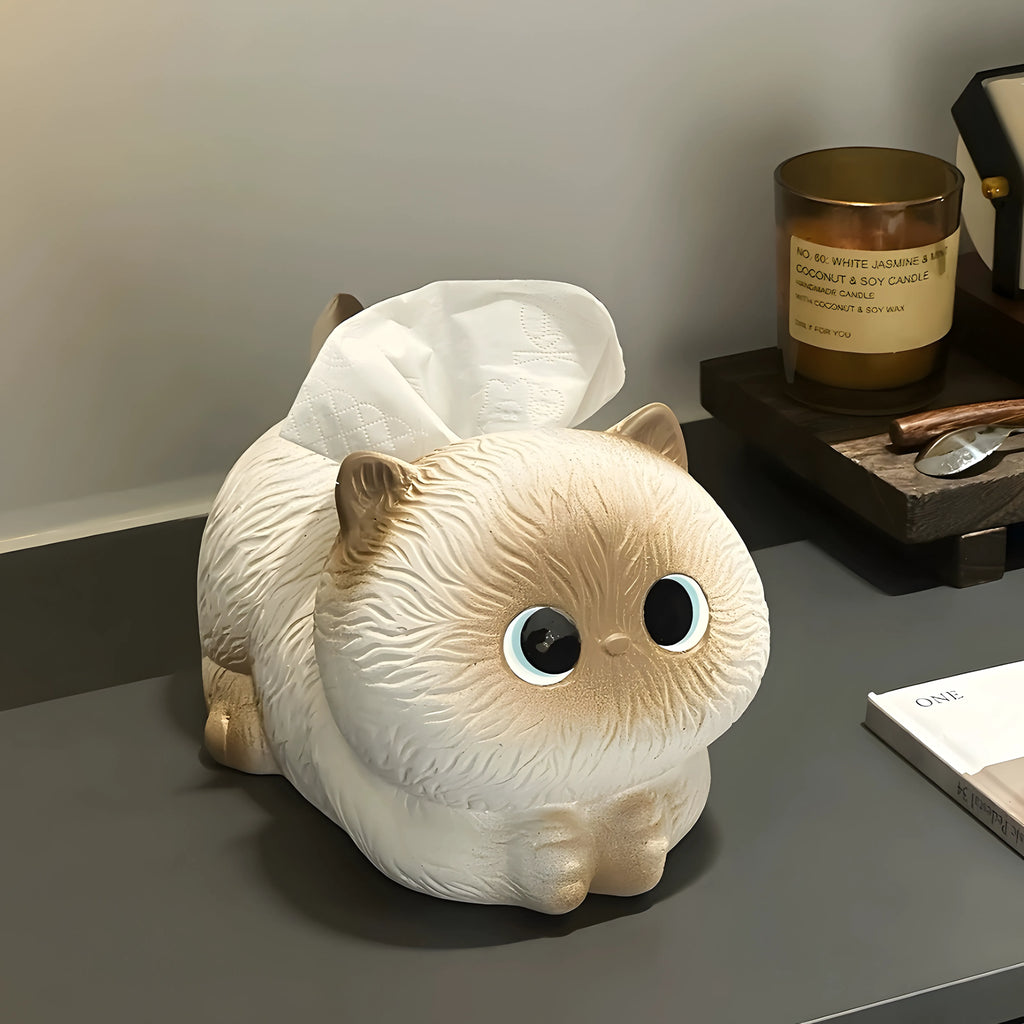 Cute Cat Tissue Box