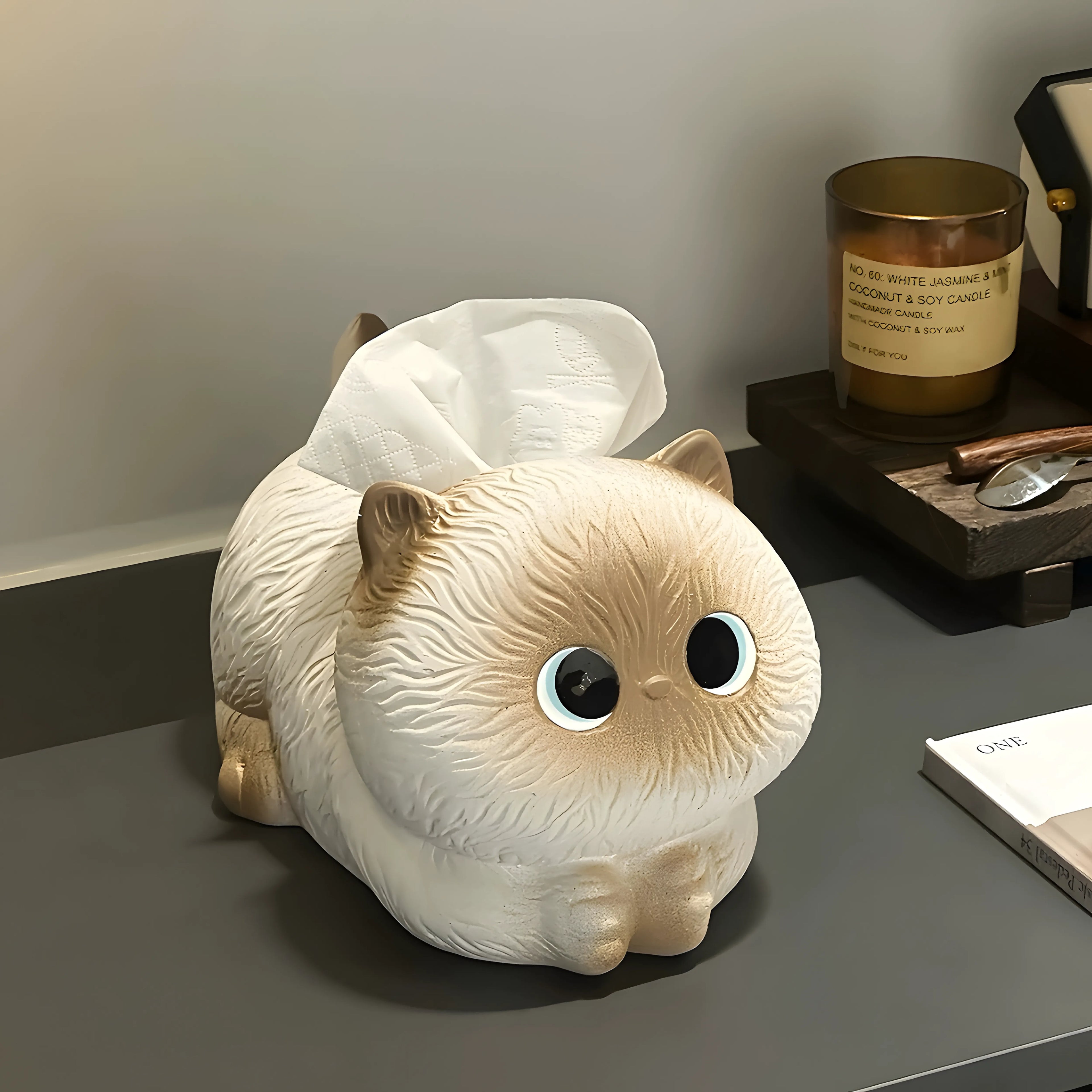Cute Cat Tissue Box