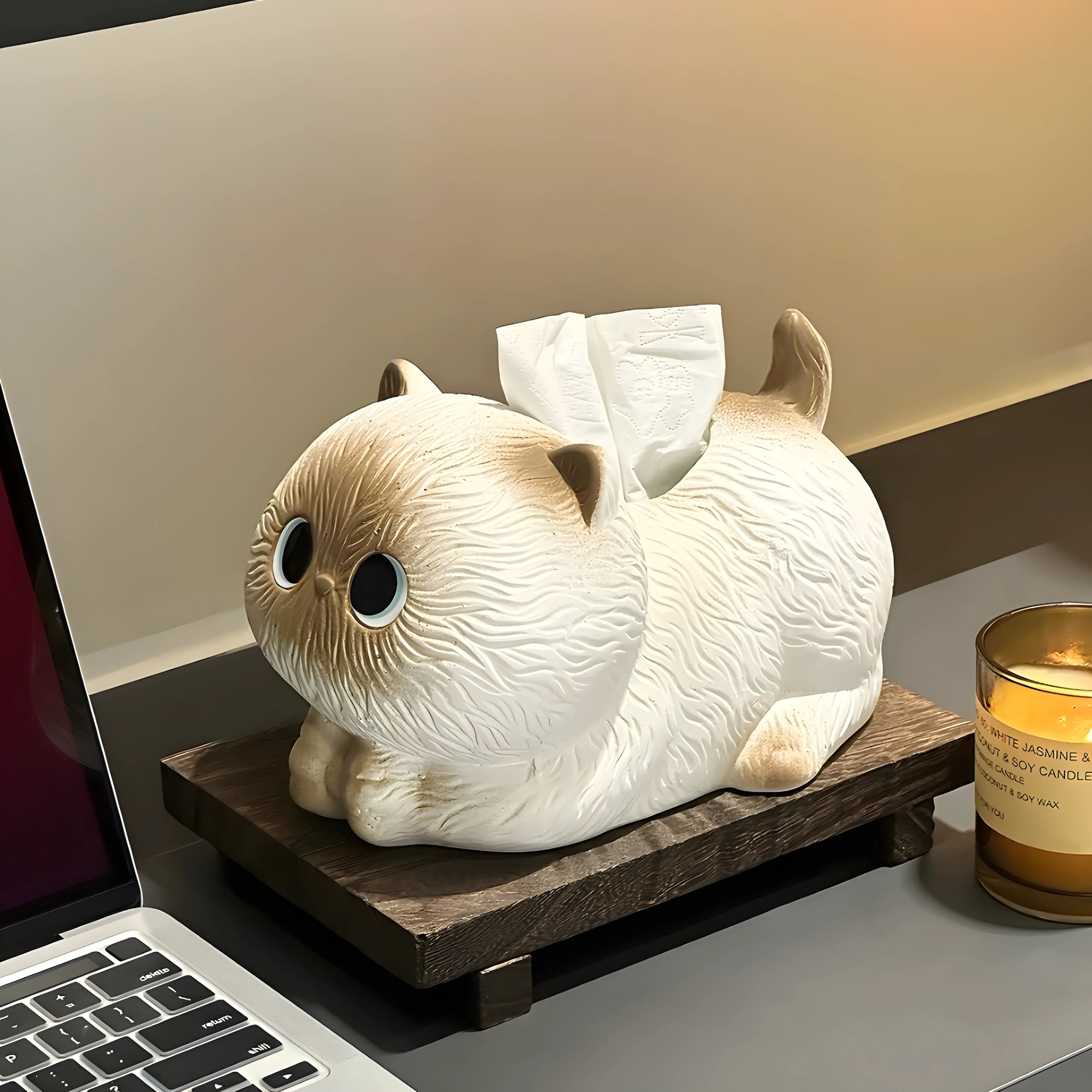 Cute Cat Tissue Box